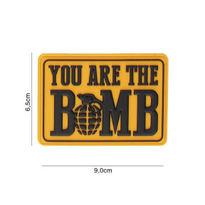 Naszywka 3D PVC You are the bomb - 101 Inc
