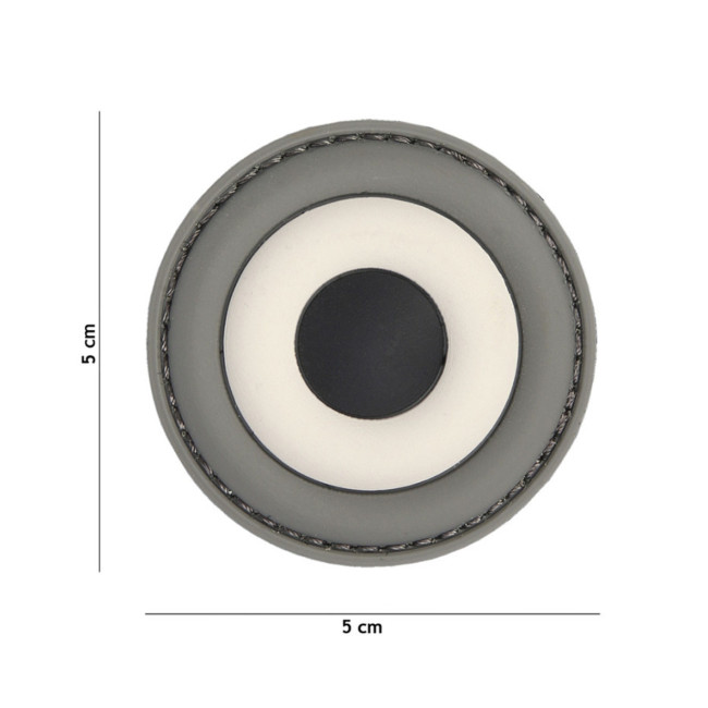 3D PVC Patch NL Royal Air Force Grijs - 101 Inc