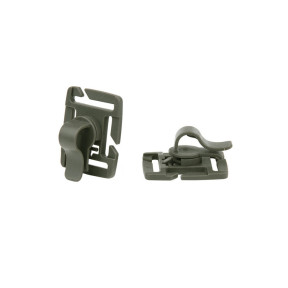 Lot de 2 multi-clips Molle - Vert - 101 Inc