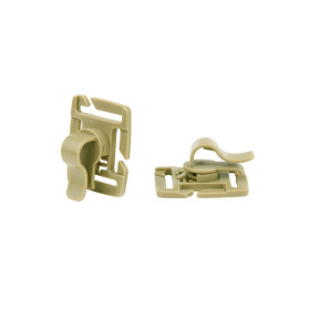 Lot de 2 multi-clips Molle - Coyote - 101 Inc