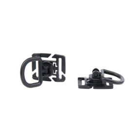 Set van 2 Molle D-ringen - Zwart - 101 Inc