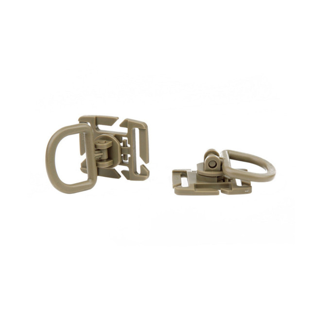 Lot de 2 anneaux Molle D - Coyote - 101 Inc