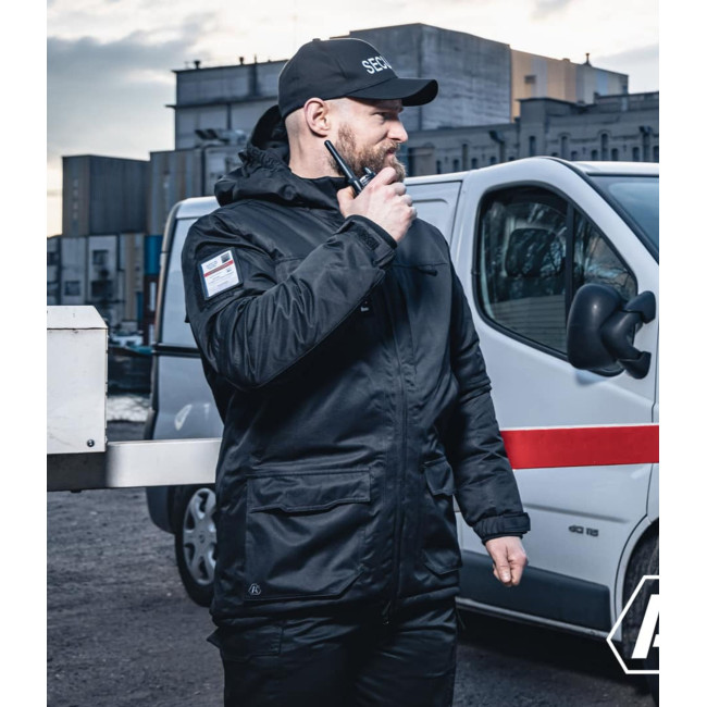 Hardshell-Parka WF 150 Sécu-one flap für private Sicherheit - A10 Equipment