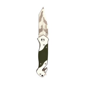 Couteau + clip H254G10 Vert - Fosco Industries