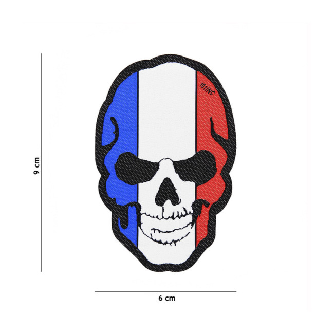 Patch en tissu Skull France - Fostex Garments