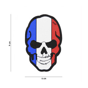 Patch en tissu Skull France - Fostex Garments