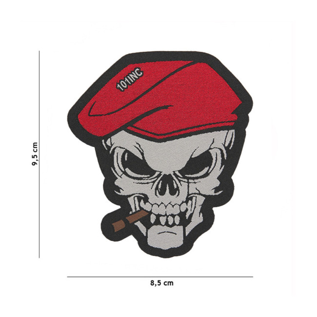 Patch en tissu Skull Cigare - Fostex Garments