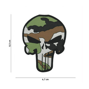 Stoffabzeichen Punisher Woodland - Fostex Garments