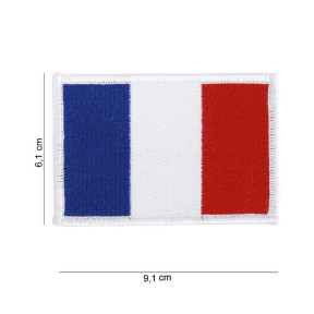 Frankreich Flagge Patch großes Modell - Fostex Garments