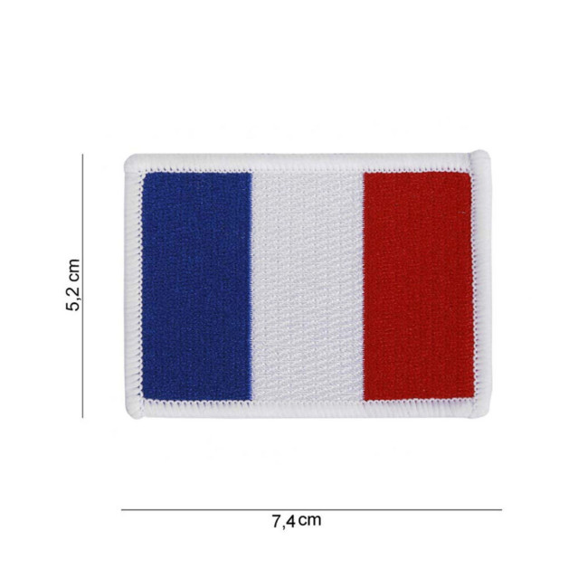 Frankrijk vlag patch klein model - Fostex Garments