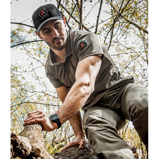 Polo Instructor vert olive - A10 Equipment