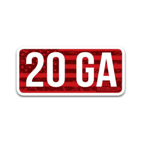 Sticker voor kaliber 20 Ga. Pak van 8 stuks - MTM Case-Gard