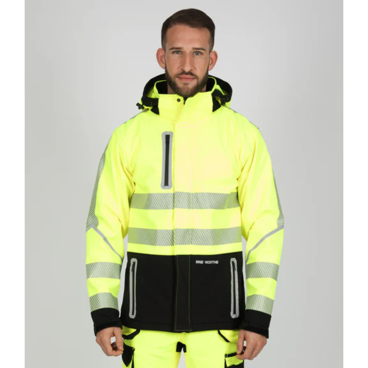 Blouson de travail Astro Jaune Fluo Nine Worths by North Ways