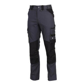 Arbeitshose Limee Grau/Schwarz - Nine Worths by North Ways