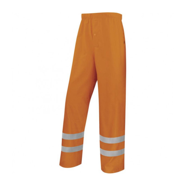 Regenbroek HV fluor oranje - Delta plus - Maat XL - Goede staat - Tweedehands