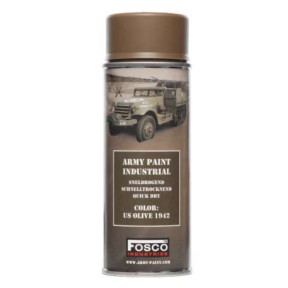 Militaire verfspray US Olijfgroen 1942 400 ml - Fosco Industries