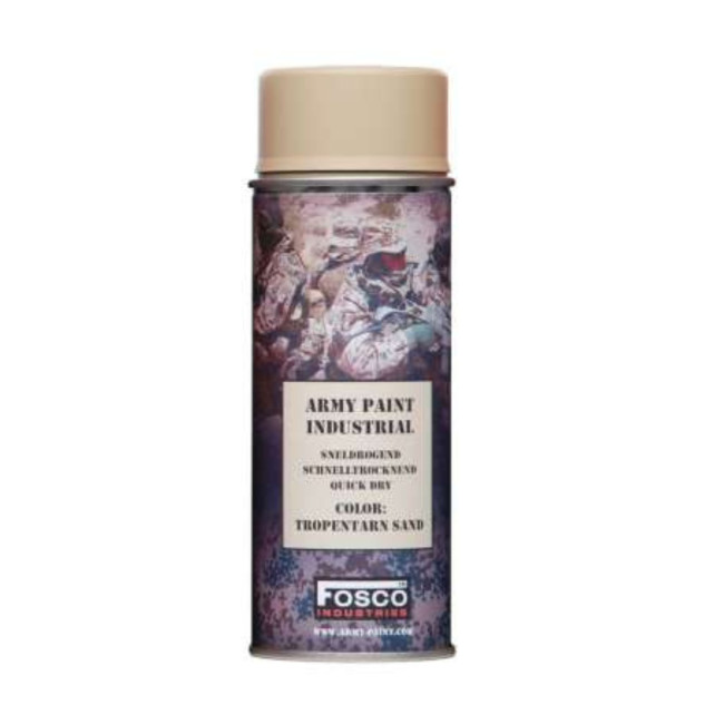 Militärische Sprühfarbe Tropentarn Sand 400 ml - Fosco Industries