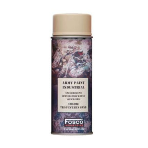 Bombe de peinture militaire Sable Tropentarn 400 ml - Fosco Industries