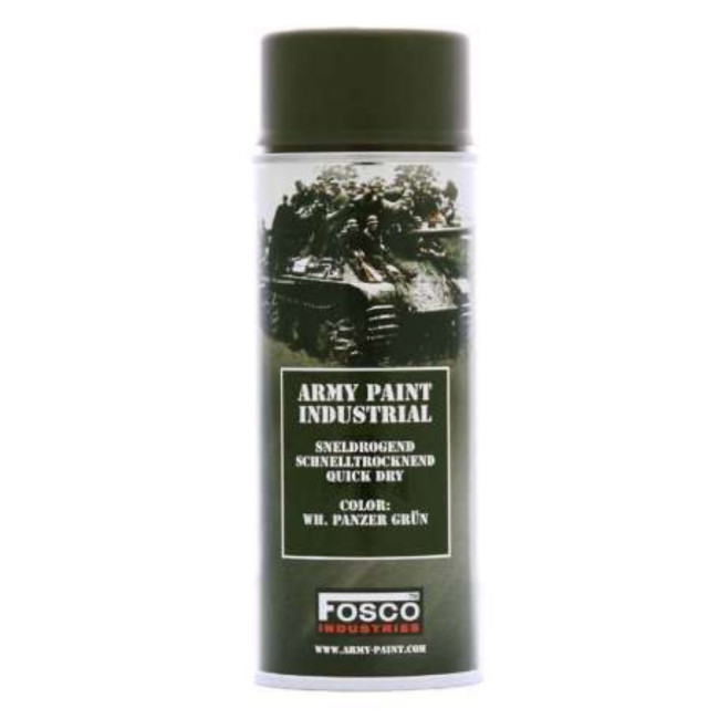 Bombe de peinture militaire Vert Anglais 400 ml - Fosco Industries
