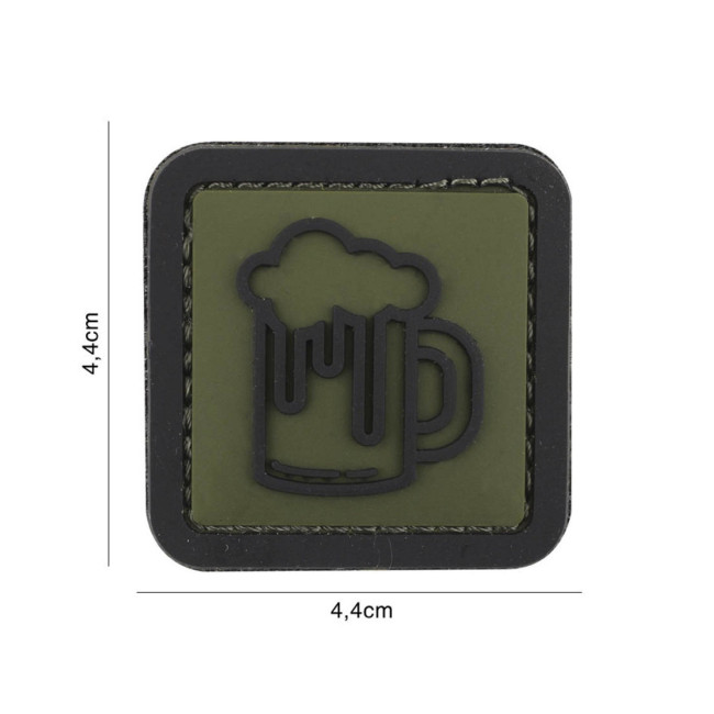 3D PVC Patch Bier grün - 101 Inc