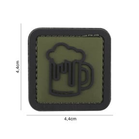 Patch 3D PVC Bière vert - 101 Inc