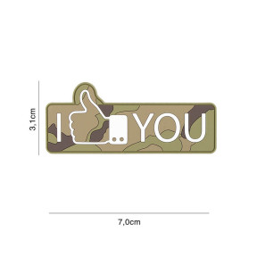 Patch 3D PVC I like you Woodland - 101 Inc