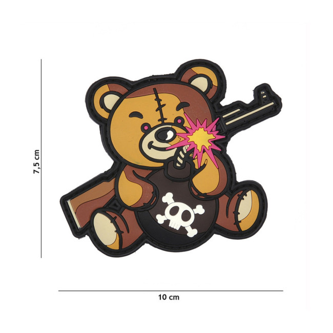 Patch 3D PVC Terror Teddy - Bruin - 101 Inc