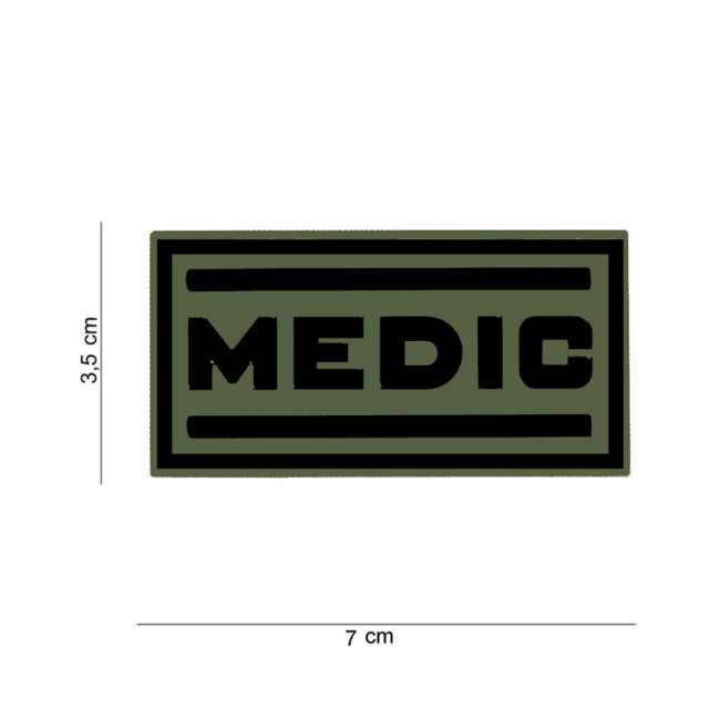 Patch PVC Medic Groen - 101 Inc