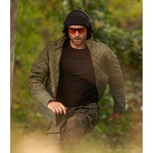 Softshell jas STORM bi-materiaal UNDERCOVER Kaki - GK