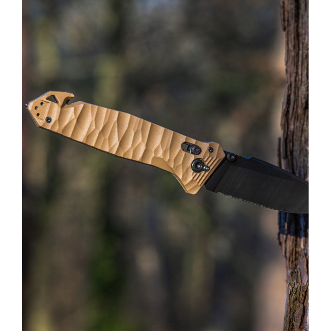 Taschenmesser Cac® S200 Sägezahnung PA6 Vengeur Edition tan - TB Outdoor