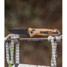 Zakmes C.A.C.® (gekarteld lemmet) Vengeur Edition - Tan - TB Outdoor