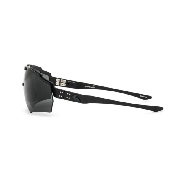 Lunettes Blastshield MILSPEC Ballistic avec verres fumés et monture noire - Gatorz