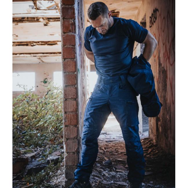 Pantalon de combat Fighter entrejambe 89 cm bleu marine - A10 Equipment