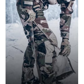 Pantalon Hardshell Fighter entrejambe 89 cm Camo FR/CE - A10 Equipment