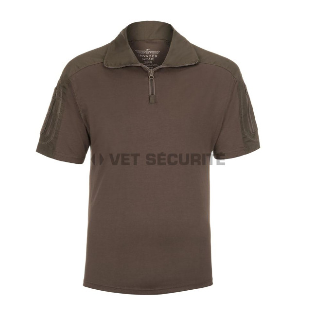 BRANDIT U.S. CHEMISE 1/2 Manches Courtes Travail Armée Uniforme Été Top Marine EUR 37,95 - FR