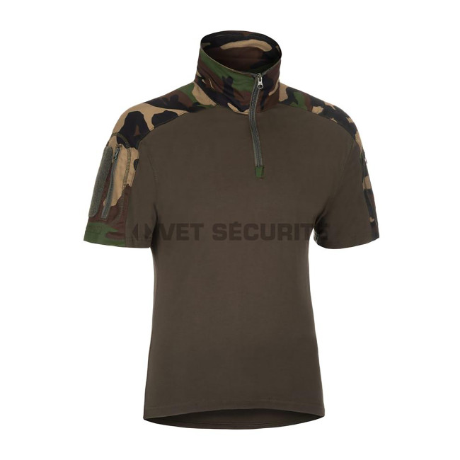 Koszula bojowa z krótkimi rękawami Woodland - Invader Gear