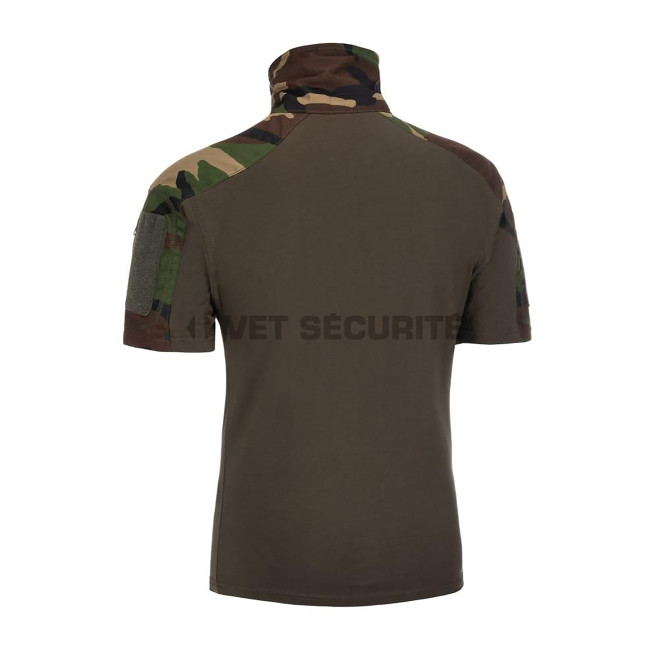 Chemise de combat à manches courtes Woodland - Invader Gear