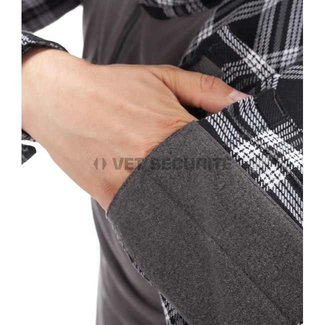 Chemise de combat en flanelle Black - Invader Gear
