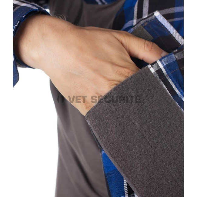 Kampfhemd aus Flanell Blau - Invader Gear
