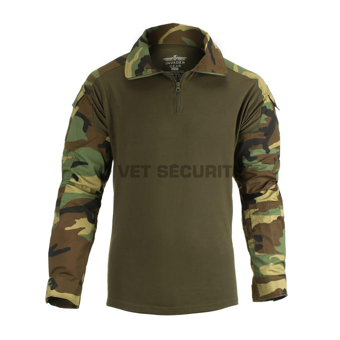 Helikon Pantaloni M65 Combat In Stile Militare - Tessuto NyCo (50% Cotone, 50% Nylon) - Woodland, Taglie Da XS A XXL