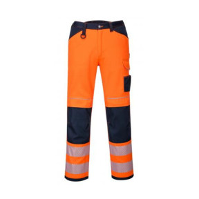 PW3 Warnschutzhose orange-marine - Portwest