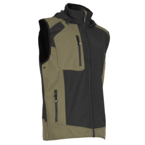 Gilet de travail sans manches Fabio Noir/Kaki - Nine Worths by North Ways