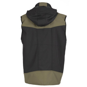 Gilet de travail sans manches Fabio Noir/Kaki - Nine Worths by North Ways