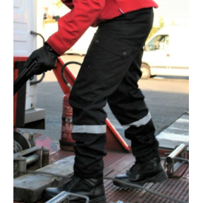 Action-Hose mit Reflexstreifen - Schwarz - CityGuard