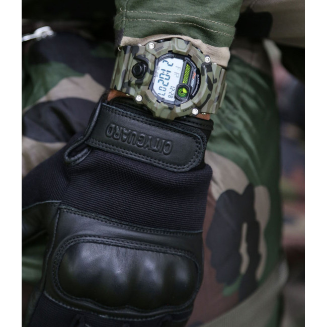 Digitaal camouflage horloge - Cityguard