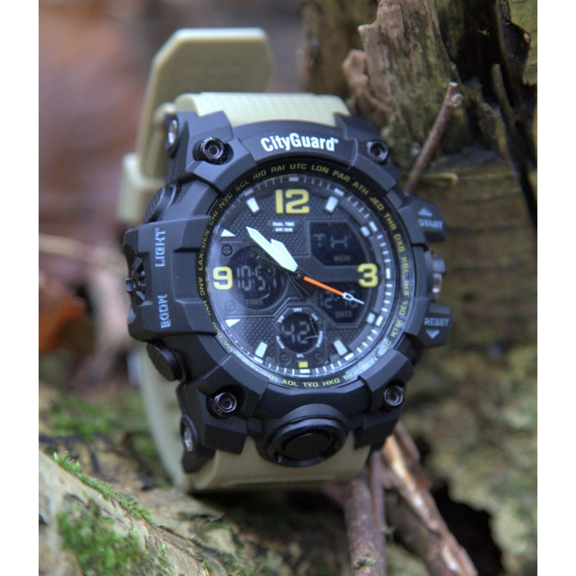 Elite Pro Khaki Watch CityGuard