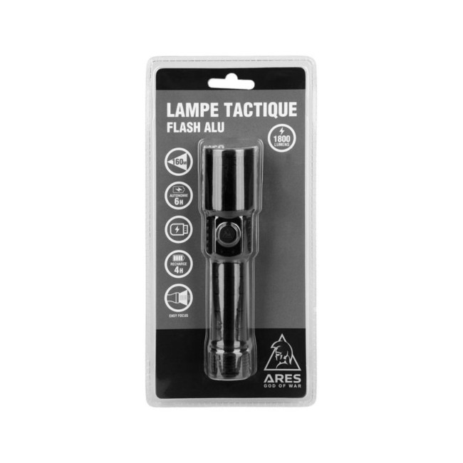 Taktische Lampe Flash Alu 1800 Lumen - Ares