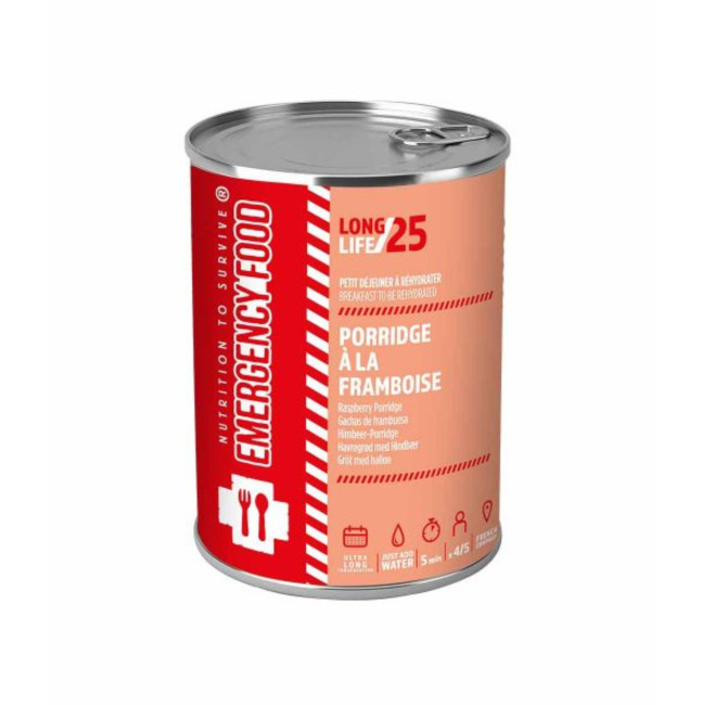 Framboos porridge - 500 g - Emergency Food