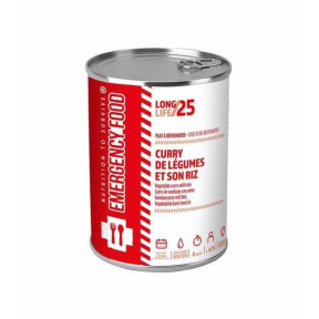Curry de légumes et son riz - 500g - Emergency Food