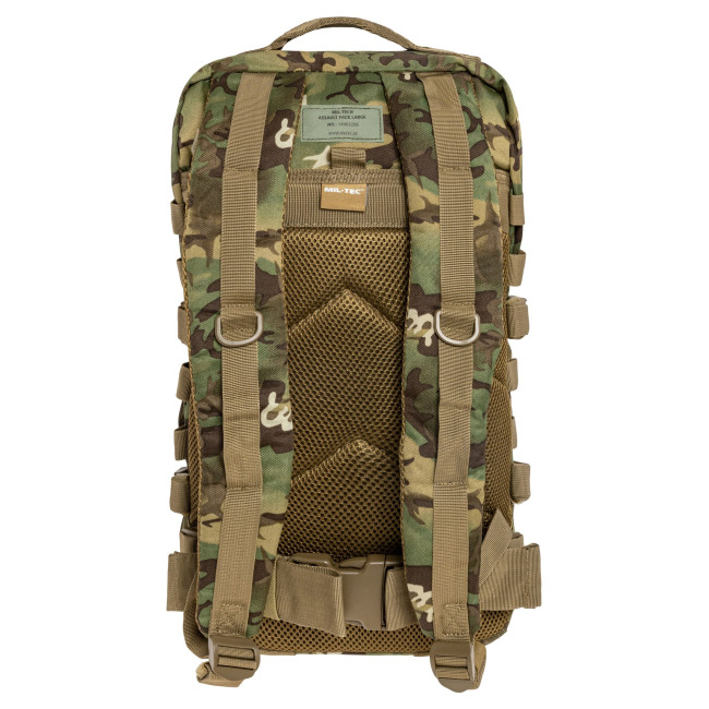 US Assault rugzak 36L W/L ARID Camo - Miltec